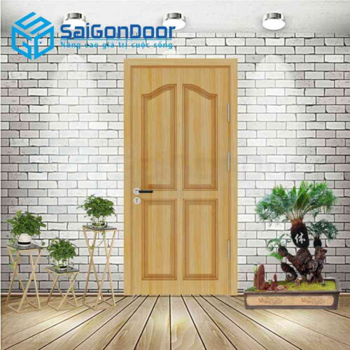 Cửa Nhựa Gỗ Composite 4A ash 1