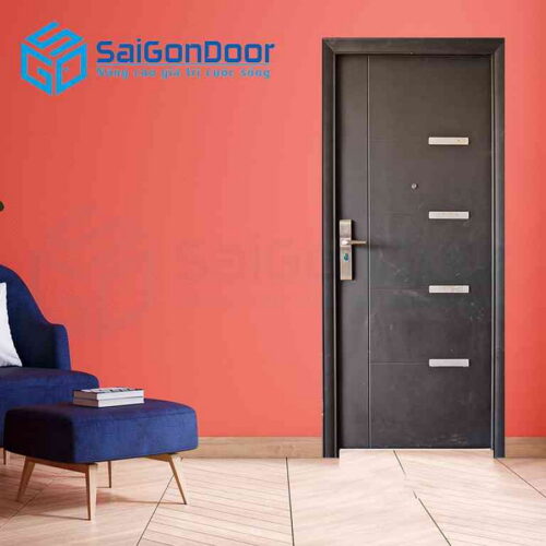 Cửa Thép Chống Cháy P1 den