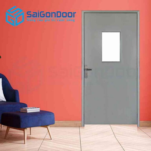 Cửa Thép Chống Cháy P1G1 khoa tay gat