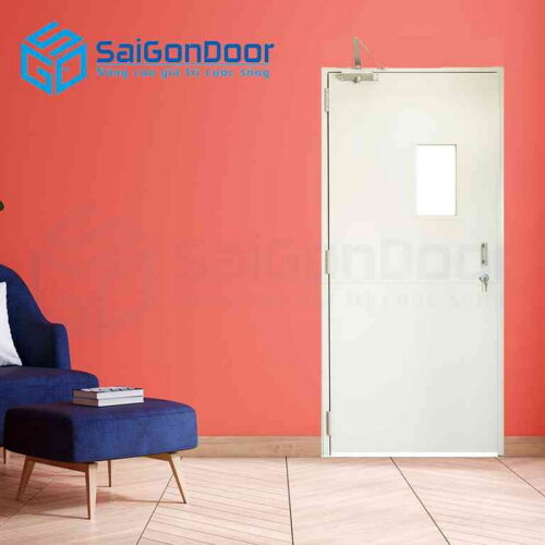 Cửa Thép Chống Cháy P1G1 kinh chong chay 2